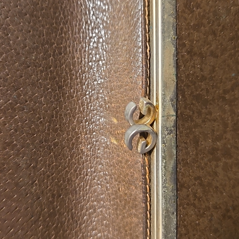 Gucci Vintage Kisslock Wallet Brown Leather - Picture 5 of 13